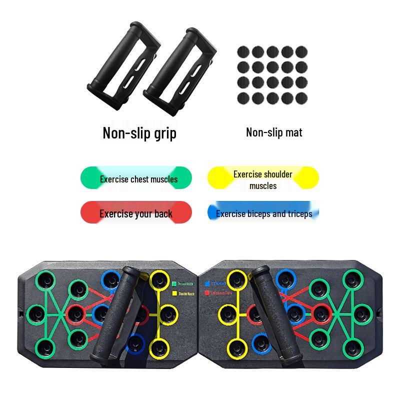 Multi-Purpose Push-Up Training Board - Chest, Ab & Muscle Trainer