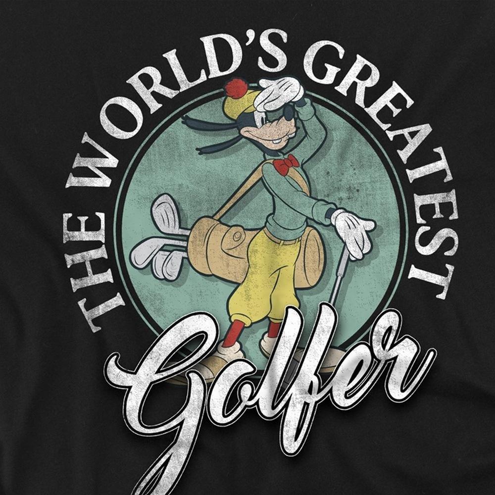 Mickey & Friends Mens The World´s Greatest Golfer Goofy T-Shirt