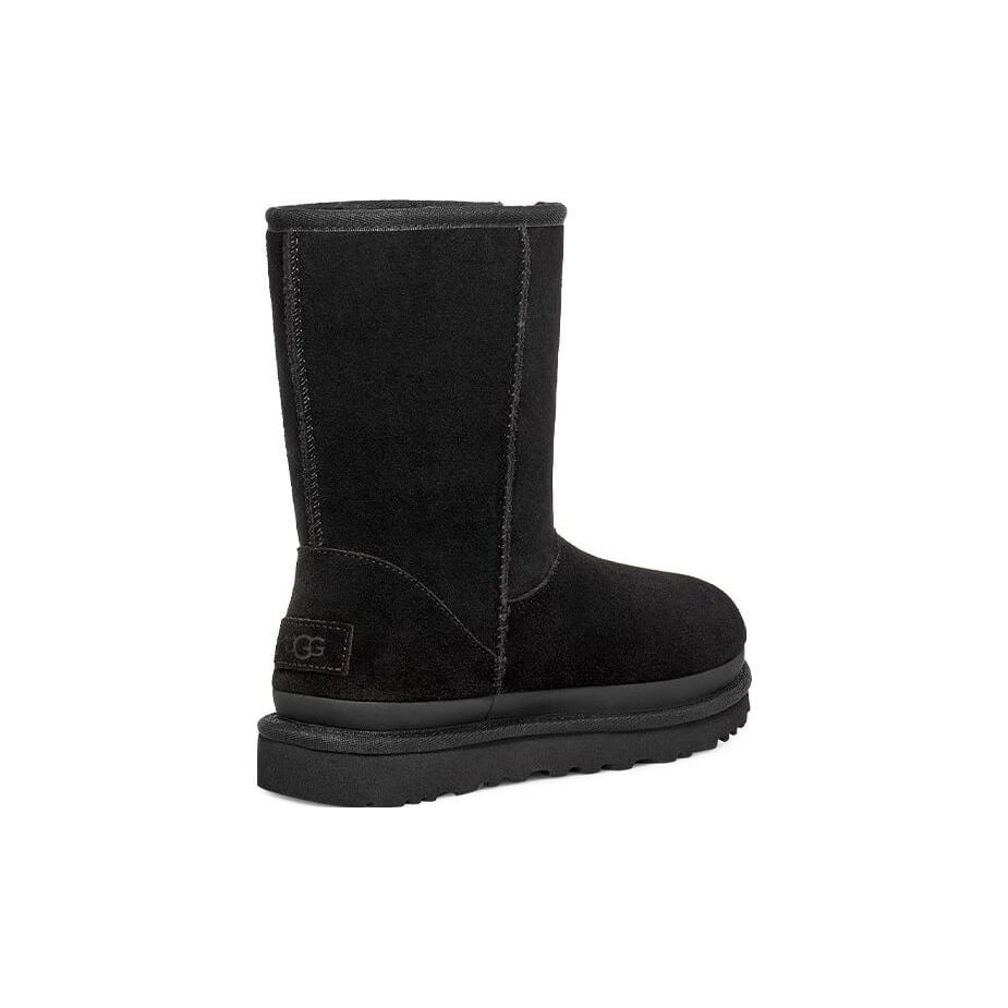 UGG Классические короткие ботинки с молнией и логотипом 'Черные' Женские 1144035-BLK