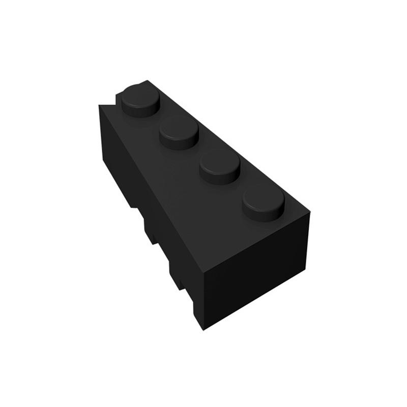 Нетоксичные Moc 10 шт. 41768 Пластина 4x2 Клин Левый Набор Строительных Блоков Дом Замок Доска Кирпичи Частичные Игрушки Детские Подарки на День Рождения Рождество