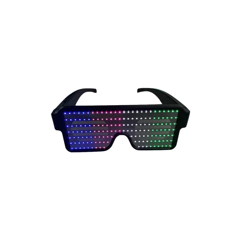 Светящиеся LED Очки Любовь День Рождения Солнцезащитные Очки Банджи Мигающие Очки для Подбадривания Концентрирующие Реквизит