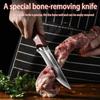 Professional kitchen boning knife, hand-forged high-hardness and sharp, butcher's cutting knife for slaughtering beef and mutton