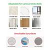1pc Household Heat Resistant Practical Display Glass Cup Hanging Type No-Drilling Glass Cup Extra Thick Holder Home