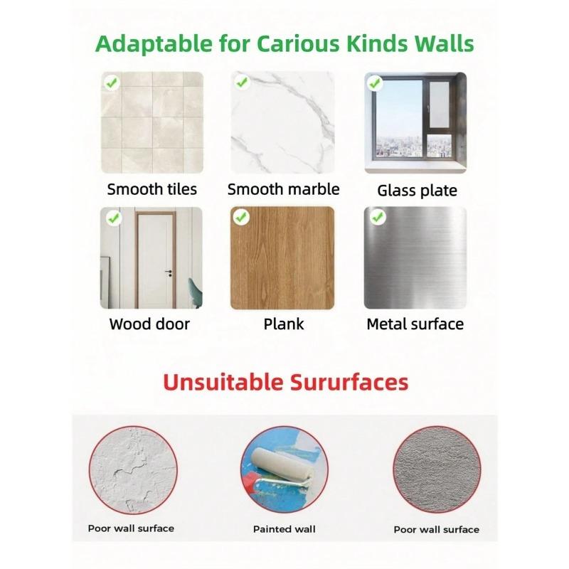 1pc Household Heat Resistant Practical Display Glass Cup Hanging Type No-Drilling Glass Cup Extra Thick Holder Home