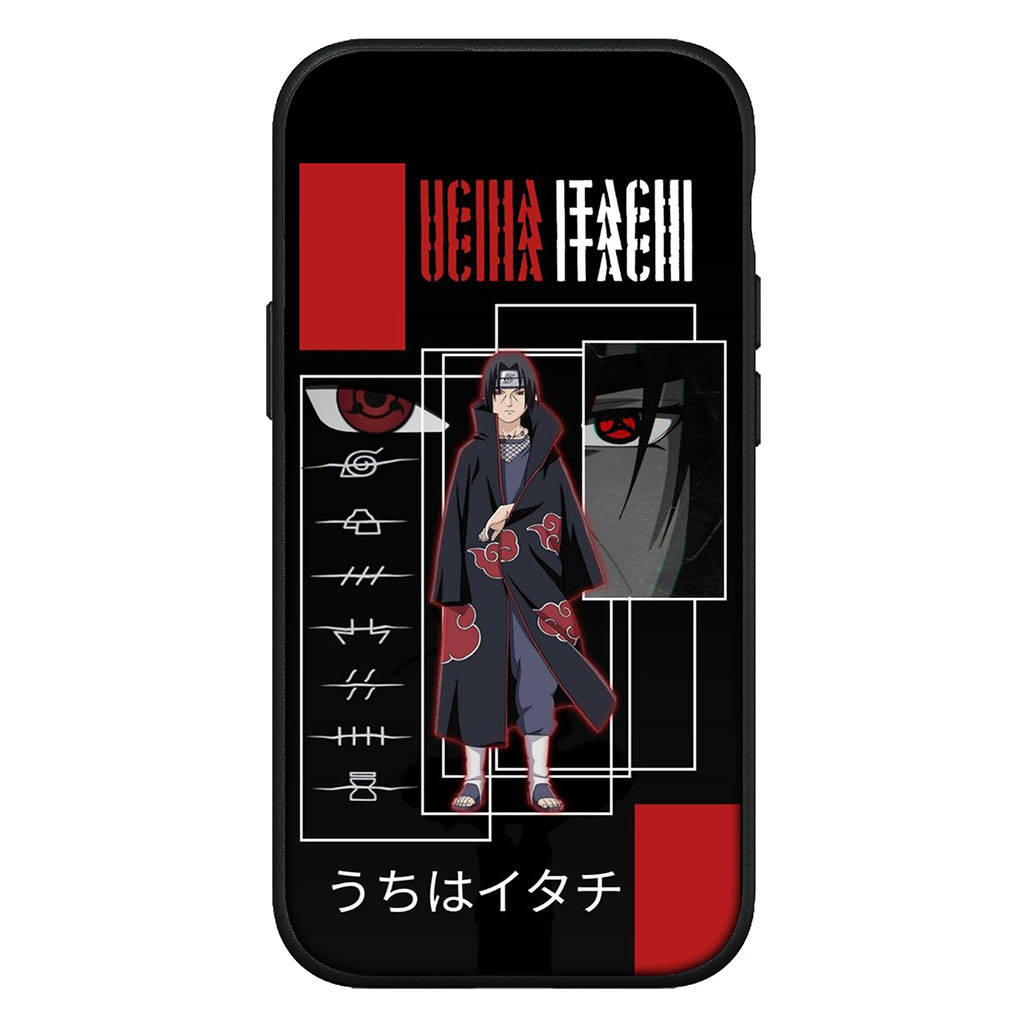 Чехол для iPhone 16 15 Xiaomi Redmi Note 14 13 12 11 Pro Max 16e Samsung Galaxy S25 S24 S23 Moto OPPO Huawei Itachi Uchiha Akatsuki Naruto Phone Case