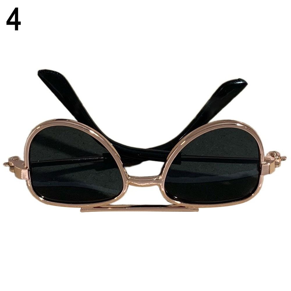 Mini Plush Doll Accessories Cute Heart Frame Plush Doll Eyeglasses For 10cm Dolls Glasses Clothes