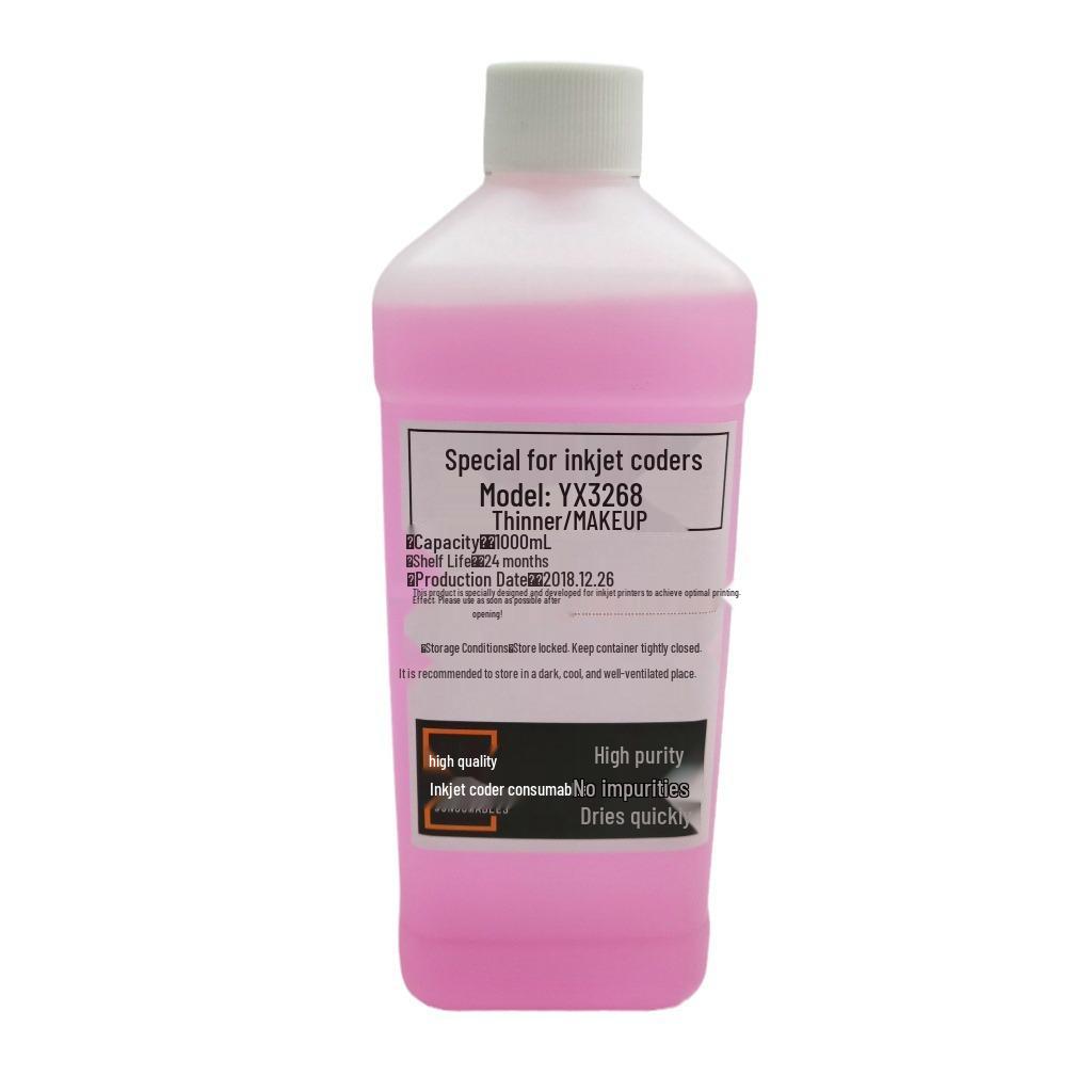 Ink Thinner for YX3268 Coding Machine - Universal Water-Based Solvent Additive