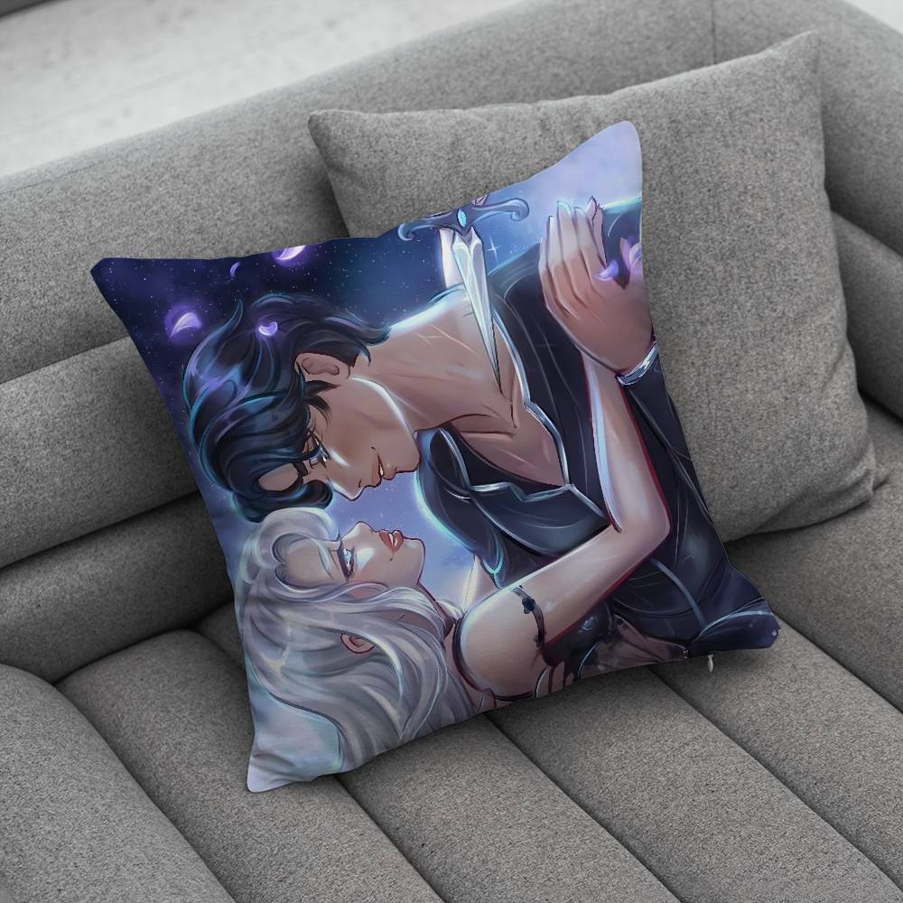 P-Paedyn And Kai Books Pillow Case For Home Bedroom Car Office Decoration Living Room Sofa Cushion Cover Suitable