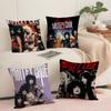 Подушка M-Motley C-Crues Чехол для подушки Шелковистый Короткий Плюш С Невидимой Молнией Пылезащитный Чехол для Подушки Дивана Для Домашнего Декора