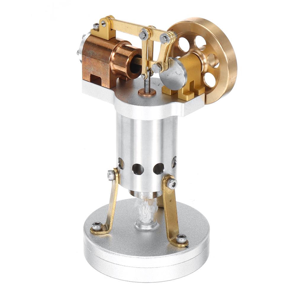 Miniature Stirling Engine Model R06 Scientific Experiment Teaching Aid Desktop Ornament Metal Stirling Model