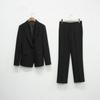 Style Latte Women Suit Set Tailored Jacket Span Slacks