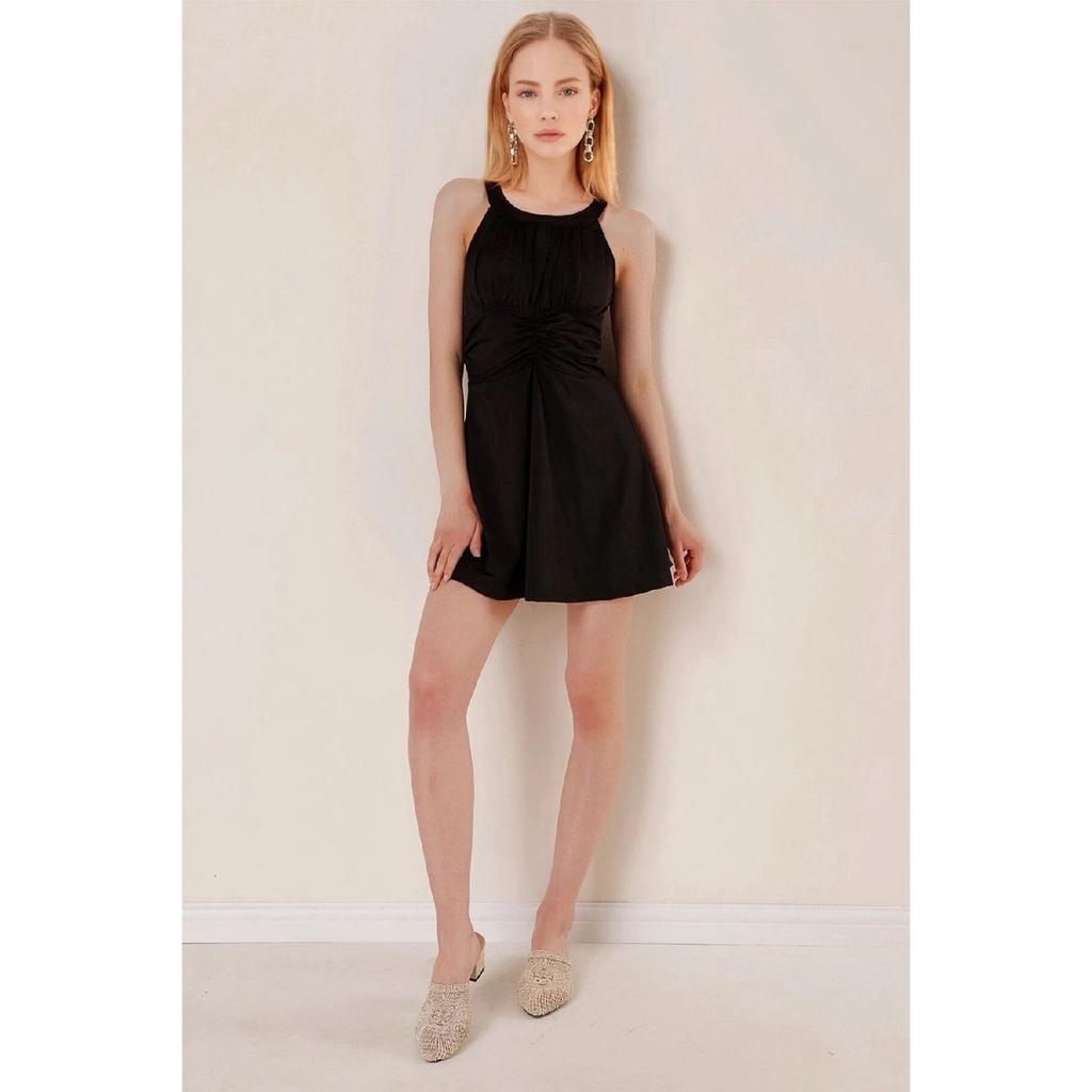 Women's Multicolored Shorts Dress Swimsuit Hzl22s-ar19211