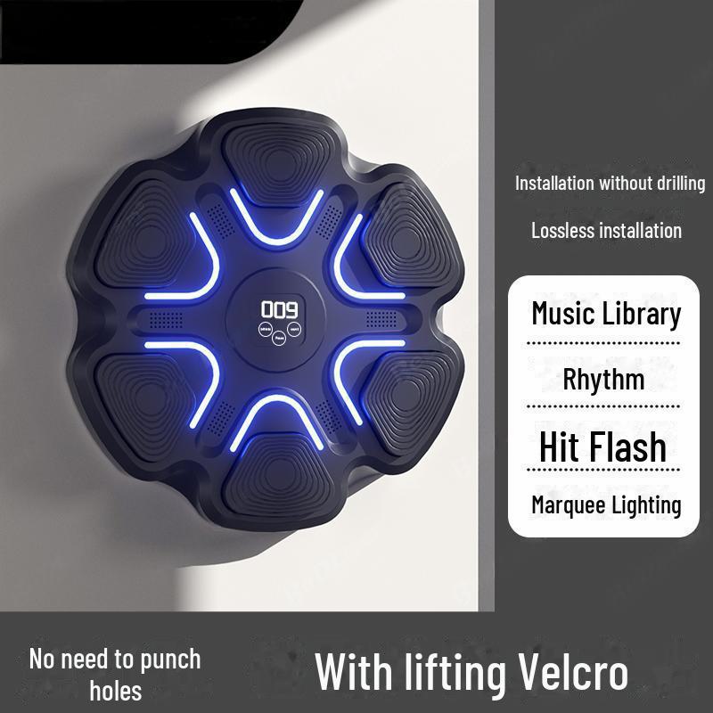 Умная Bluetooth музыкальная настенная мишень для бокса для домашнего фитнеса и тренировок