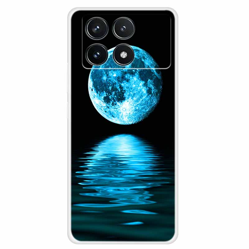 Clear Cover For Xiaomi Poco F6 Pro Case 2024 Paint Soft Silicone TPU Back Cases For Xiaomi Poco F6 Pro 5G Phone Cover Capa Coque