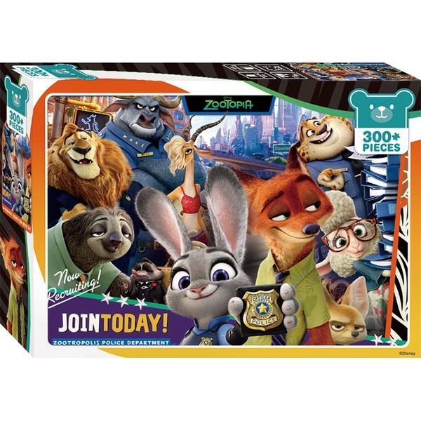 Zootopia Large Piece Jigsaw Puzzle TPK300-001, 300 Pieces, Mixed Colors Jigsaw Puzzle, Childrens Games, Educational Toys