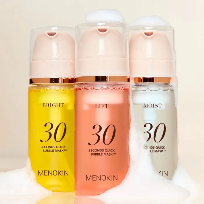 Menokin 30 Second Quick Bubble Mask Daily 3-piece Set