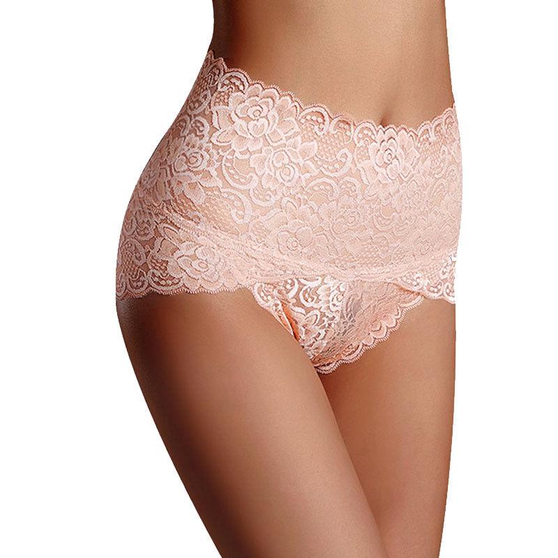 Women Sexy Lingerie Lace Panties Lace High Waist Brief Panties Thong High Waist Knicker Underwear