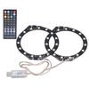 RGB LED Light Ring Bluetooth Sync Music 400 Effects 8 Colors LED Tape Lights with App Control for