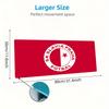 SK Slavia Praha Mouse Pad, Large Gaming Desk Mat, Non-slip XXL Mousepad for Laptop & Tablet, Mini PC Playmat with Stitched Edges