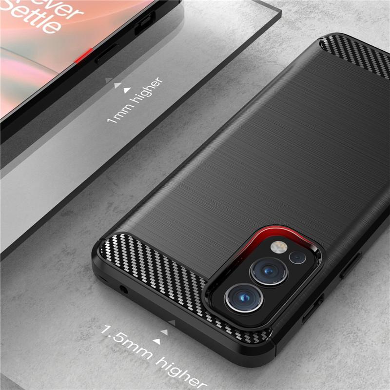 Чехол для OnePlus Nord 2 5G OnePlus Nord 2 CE N200 N100 N10 5G, противоударный чехол из ТПУ из углеродного волокна для телефона OnePlus Nord 2 5G