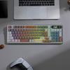 RK ROYAL KLUDGE S98 JP Mechanical Keyboard with Smart Display and Wireless Mechanical Keyboard with Software 98 Japanese QWERTY Layout Buttons,