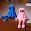 Hand-Painted Ghost Joint Figurines Mini Ghost Statue 3D Printed Ghost Ornament  Desktop Display