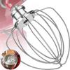 6-Wire Whip Attachment Fits Kitchenaid Tilt-Head Stand Mixer Replace K45Ww, Stainless Steel, Egg Heavy Cream Beater
