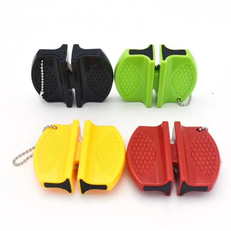 New Mini Knife Sharpeners Ceramic Rod Knife Whetstone Sharpener Portable Butterfly Type Outdoors Sharpening Knives Stone Tools
