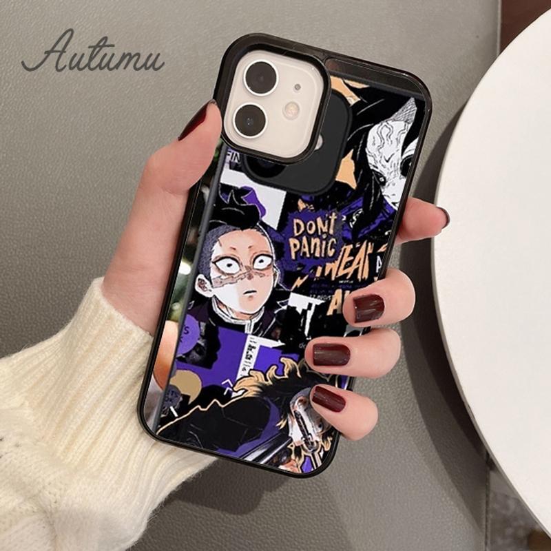 Чехол для телефона Demon Slayer Kimetsu no yaiba для iPhone 11 12 13 14 Pro Max mini XR XS SE 2020 7 8 Plus Samsung Galaxy S21 S22