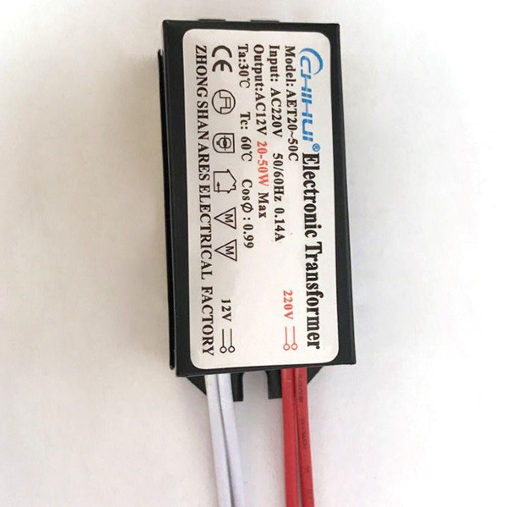 Точный 18 Вт/28 Вт/48 Вт/72 Вт/100 Вт Адаптер переменного тока выход 220 В AC12 В Блок питания лампа электронный трансформатор