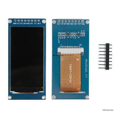 1,9-дюймовый IPS TFT дисплей с полным углом обзора, цветной LCD модуль, SPI последовательный порт, высокое разрешение 170x320, ST7789