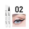 Small Silver Tube Eyeliner Black Dark Brown Berry Red Color Liquid Eyeliner Liquid Lying Silkworm Shadow Pen Suitable for Novice