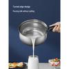 COOKER KING 304 Stainless Steel Milk Pot with Steamer