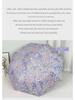 Dual-Purpose Floral Umbrella for Women: Automatic Folding, Sunscreen & UV Protection, Wind & Rain Resistant