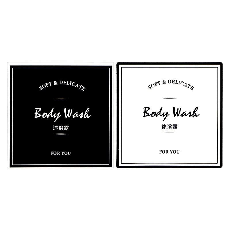 1 шт. Диспенсер для мыла Водонепроницаемые этикетки Белый Черный Банка для ванной Комнатные наклейки-этикетки Душ Шампунь Лосьон Кондиционер Бутылка Наклейки