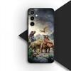Protective Cover for Samsung Galaxy S10 S8 S9 Plus A33 A34 A31 70 A71 A72 Note 20 9 8 S10E Casing Phone Case Anime DinosaurS