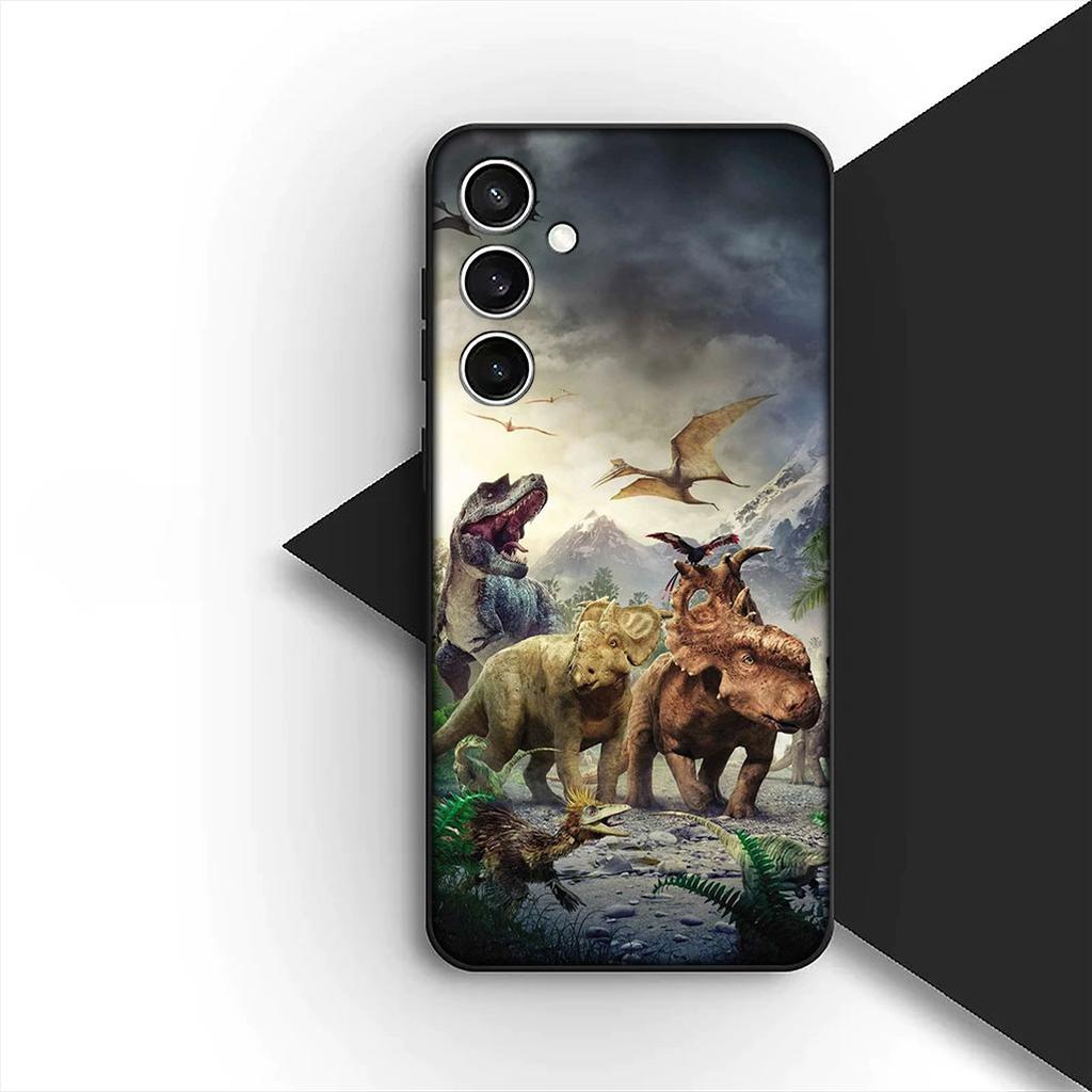 Protective Cover for Samsung Galaxy S10 S8 S9 Plus A33 A34 A31 70 A71 A72 Note 20 9 8 S10E Casing Phone Case Anime DinosaurS
