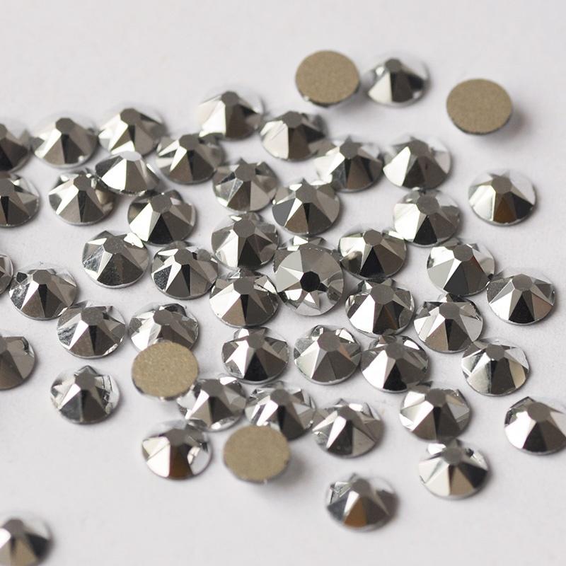 Light Chrome Rhinestones Glass Rhinestones for Shoes
