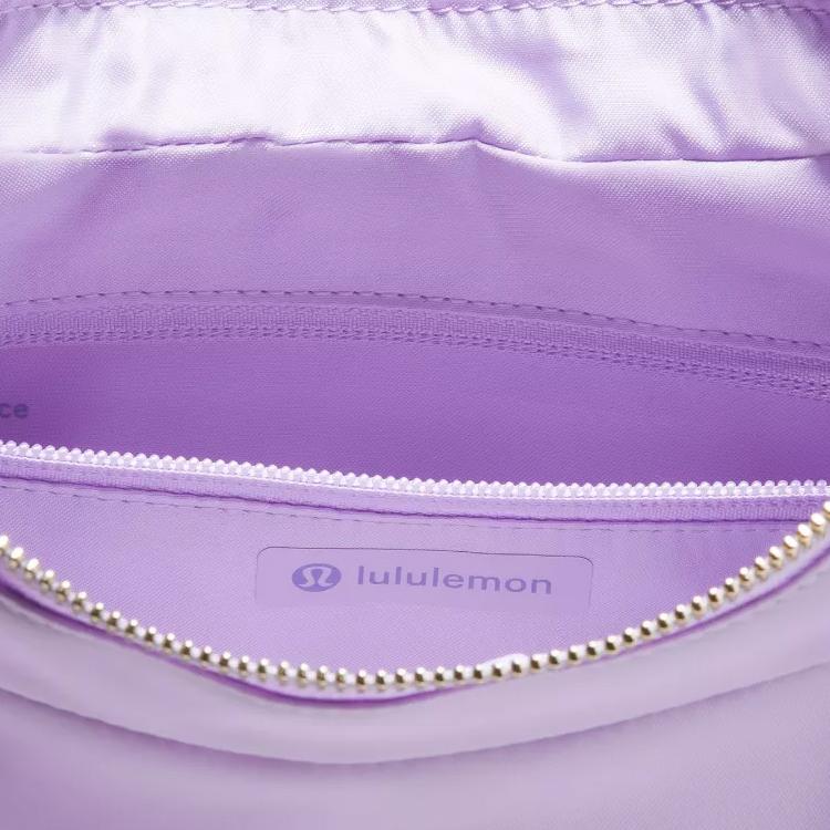 Lululemon Женская нейлоновая мини-сумка через плечо Лавандовая, кремовая и золотая LW9FRTS-070359