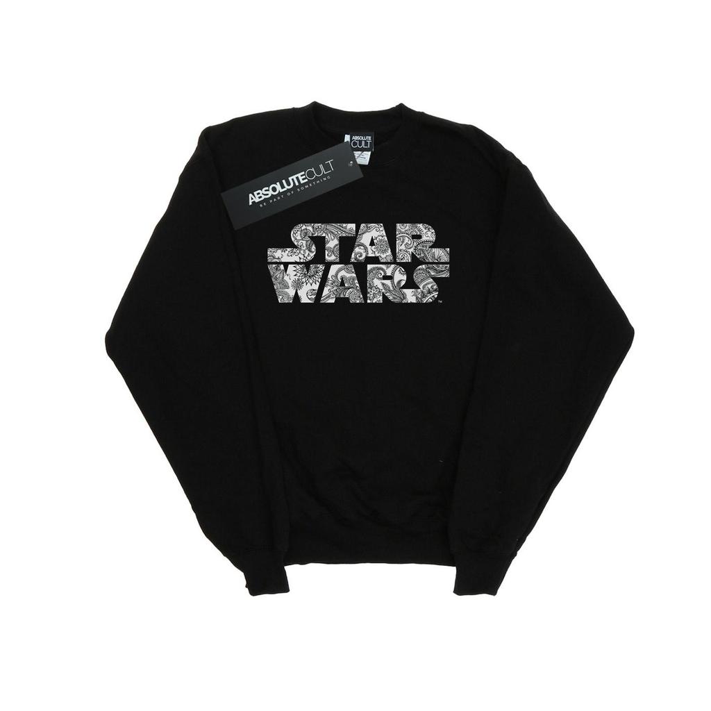 Star Wars Mens Ornamental Logo Sweatshirt