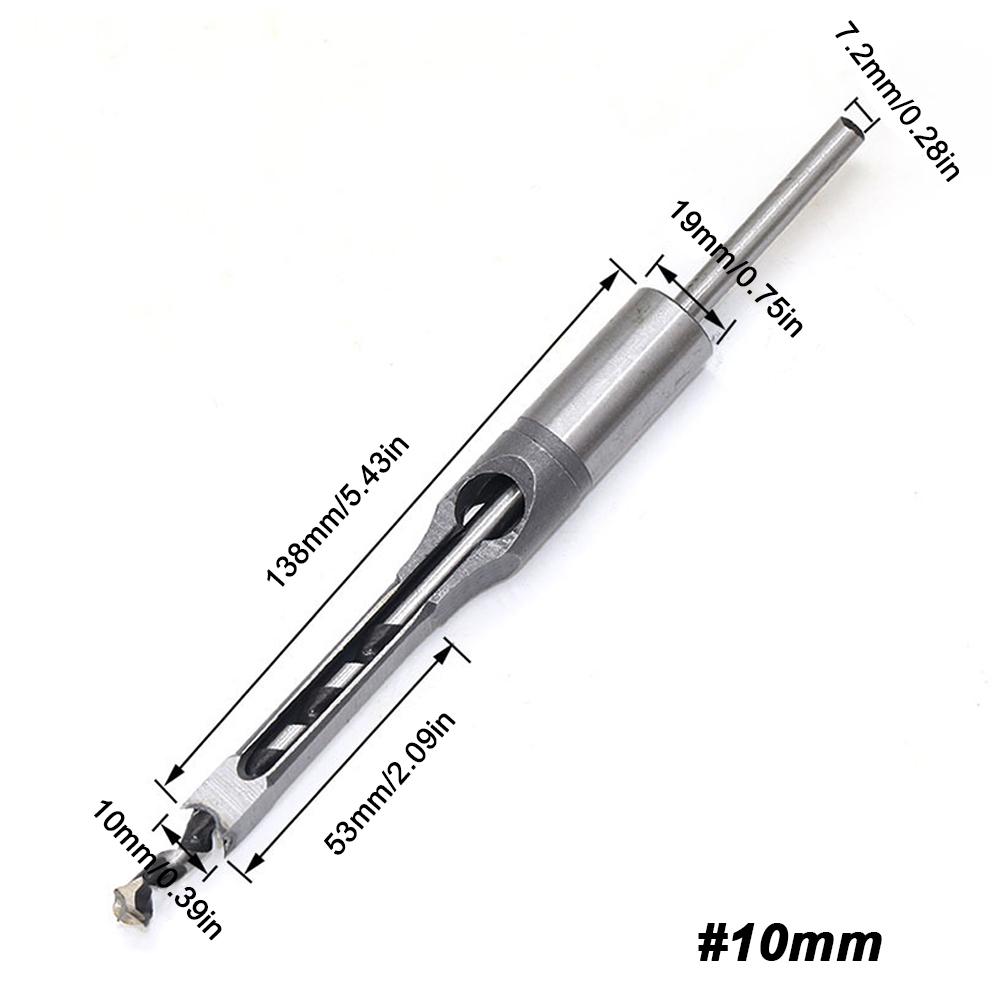 1 шт. 6-16 мм HSS сверло с квадратным отверстием Сверла для деревообработки Шнек Долбежное долото Набор сверл Сделай сам Мебель Квадратное сверло для деревообработки