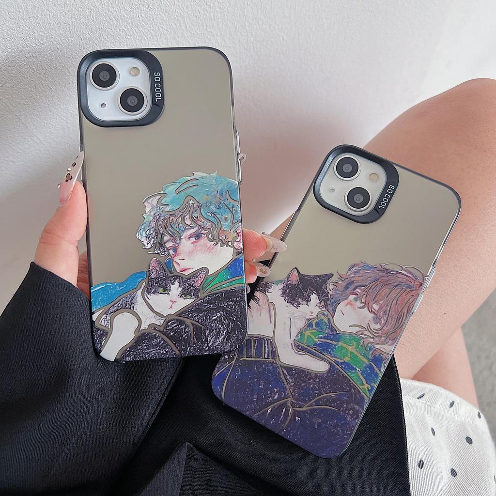 Силиконовый чехол Laser Boy Dog для Xiaomi Redmi Note 12 11 Samsung A54 A24 A14 Oppo A78 A58 A38 Tecno Spark 10 30C Funda Чехол с рисунком Мягкий TPU бампер