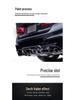 Совместимый комплект переднего и заднего спойлеров для нового BMW 5 серии (525/530Li) - Модификационный комплект Черного Воина MP.