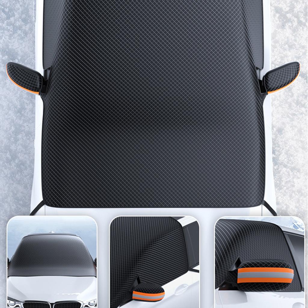 Магнитный чехол на лобовое стекло от льда и снега, чехол на лобовое стекло автомобиля от снега, чехол на лобовое стекло от инея, защита от льда, защитные накладки на дворники