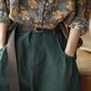 Женская хлопково-льняная рубашка с принтом, женская повседневная весенне-осенняя винтажная рубашка с длинными рукавами, топ