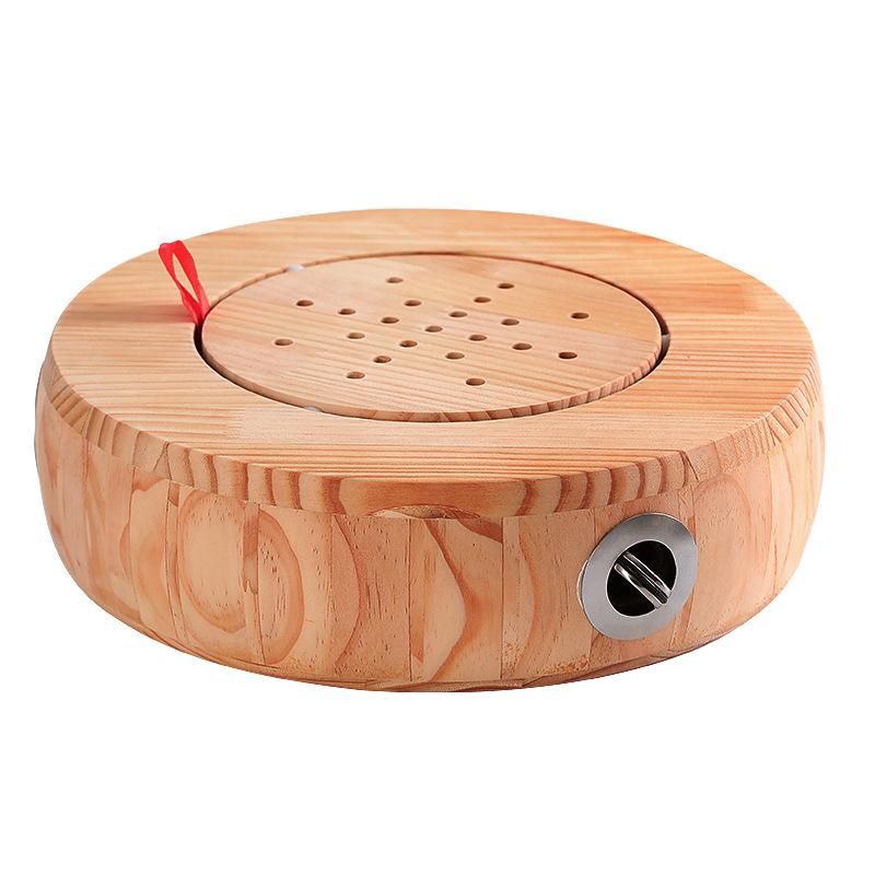 Портативный табурет для моксотерапии из массива дерева и набор подушек для терапии бедер, живота и спины