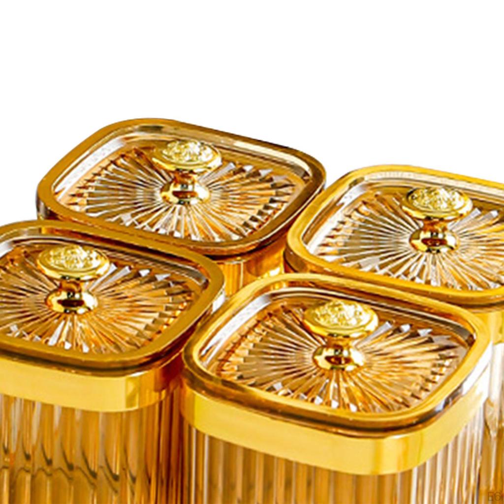 Тарелка для сухофруктов, конфет, орехов, блюдо с крышкой, 4 решетки, разделенные сервировочные тарелки, закуска для вечеринки