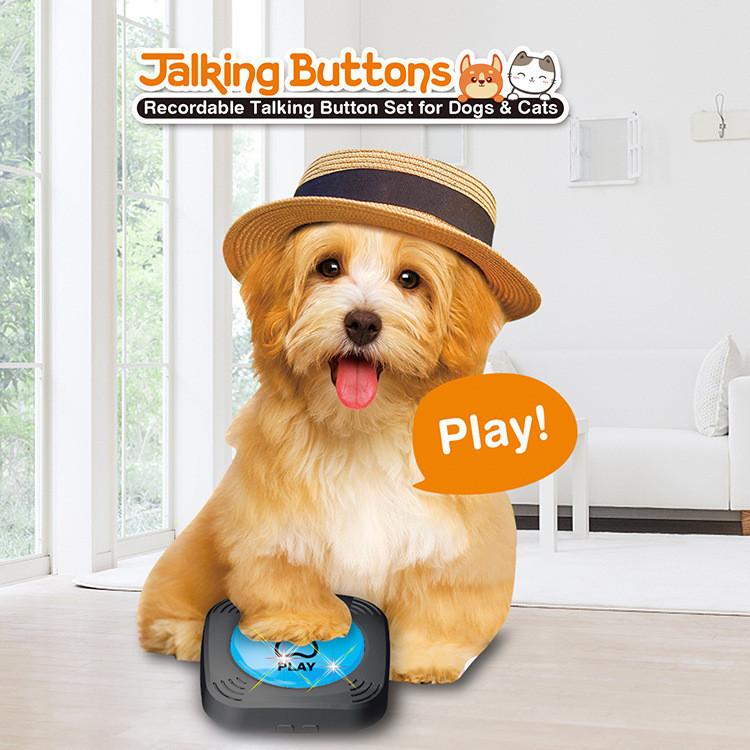 Talking Pet Training Toy Plastic Dog Buttons Set For Communication And Teaching Your Pet