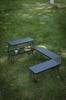 CAMPING MOON Minimal Rack Connecting Aluminum Tabletop of Black (Set 2) M23-2P