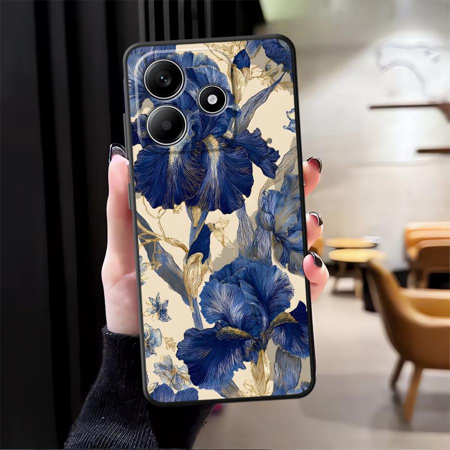 Красивый чехол с цветами для Xiaomi Redmi Note 14 9 8 7 10 12 11 A3 K80 14C 13 Pro Plus A1 12C 13C A4 A5 Чехол для телефона A2 A1 K40